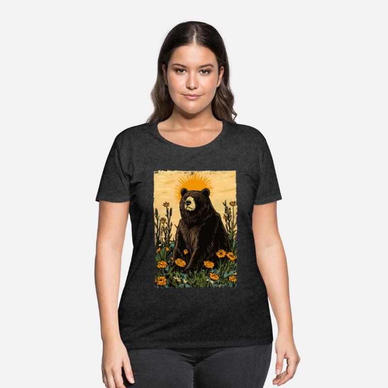 Majestic Bear in Sunny Meadow