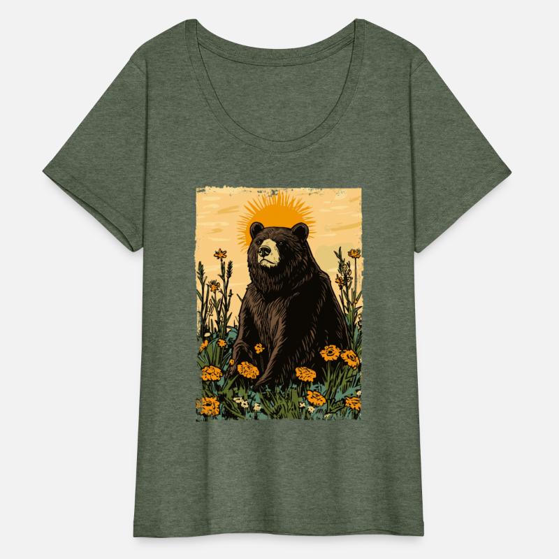 Majestic Bear in Sunny Meadow