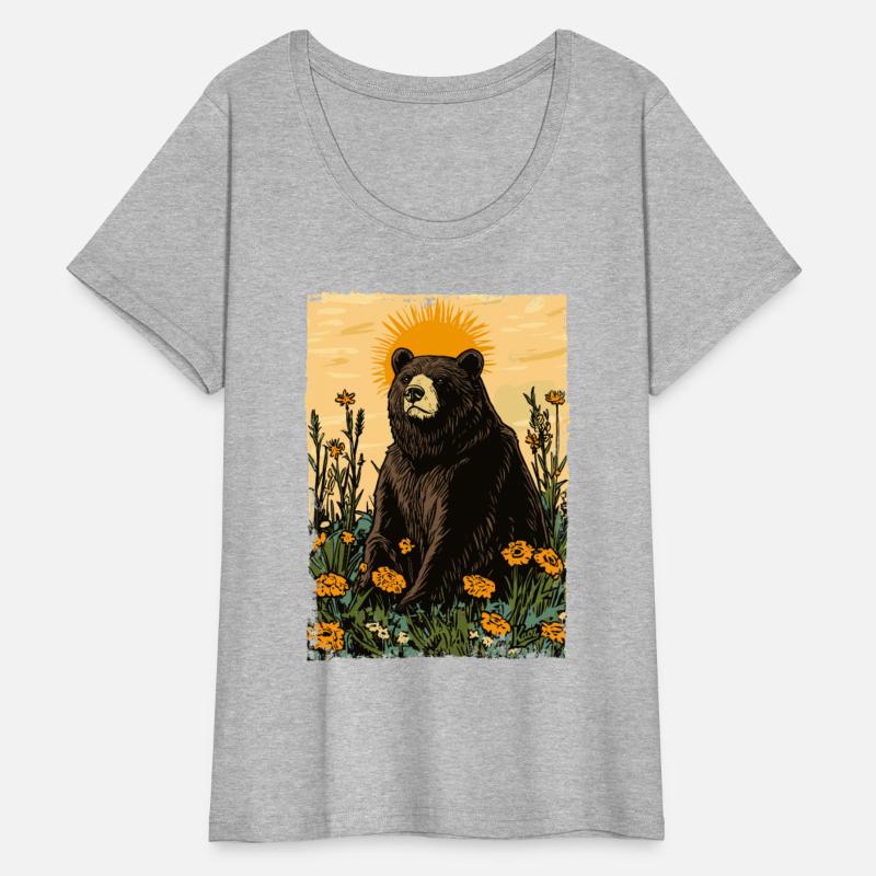 Majestic Bear in Sunny Meadow