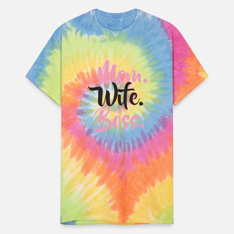 Mama Shirts for Women Tie Dye Mama Letter Printed
