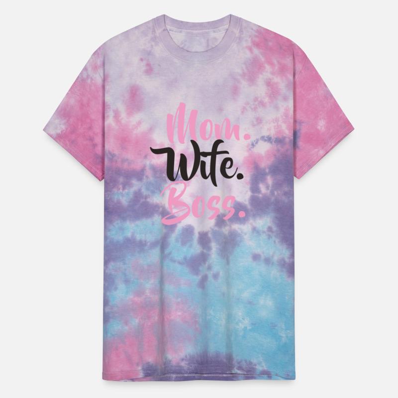 Mama Shirts for Women Tie Dye Mama Letter Printed