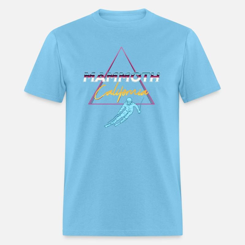 Mammoth California Usa Ski Resort 1980S Retro