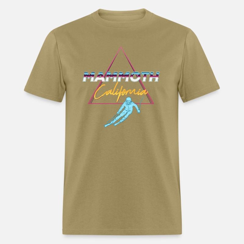 Mammoth California Usa Ski Resort 1980S Retro