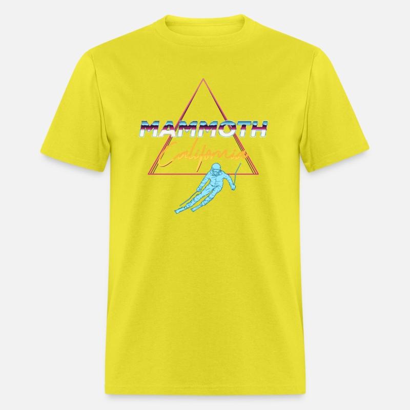 Mammoth California Usa Ski Resort 1980S Retro