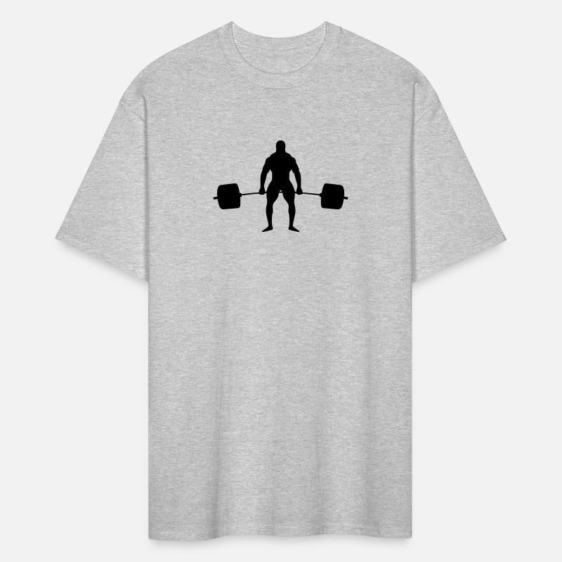 man lifting weights