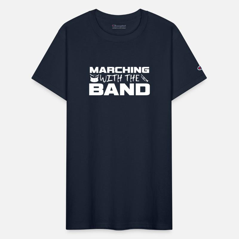 Marching Band Saying Music Brass Drums