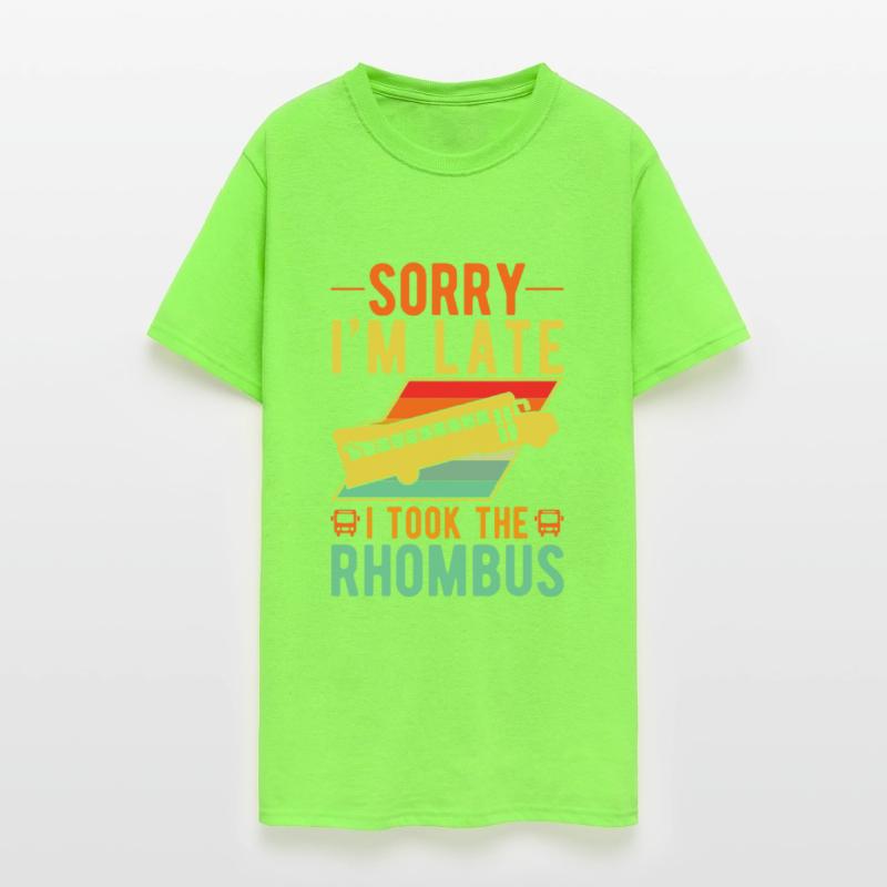 Math Teacher School Bus Driver Rhombus