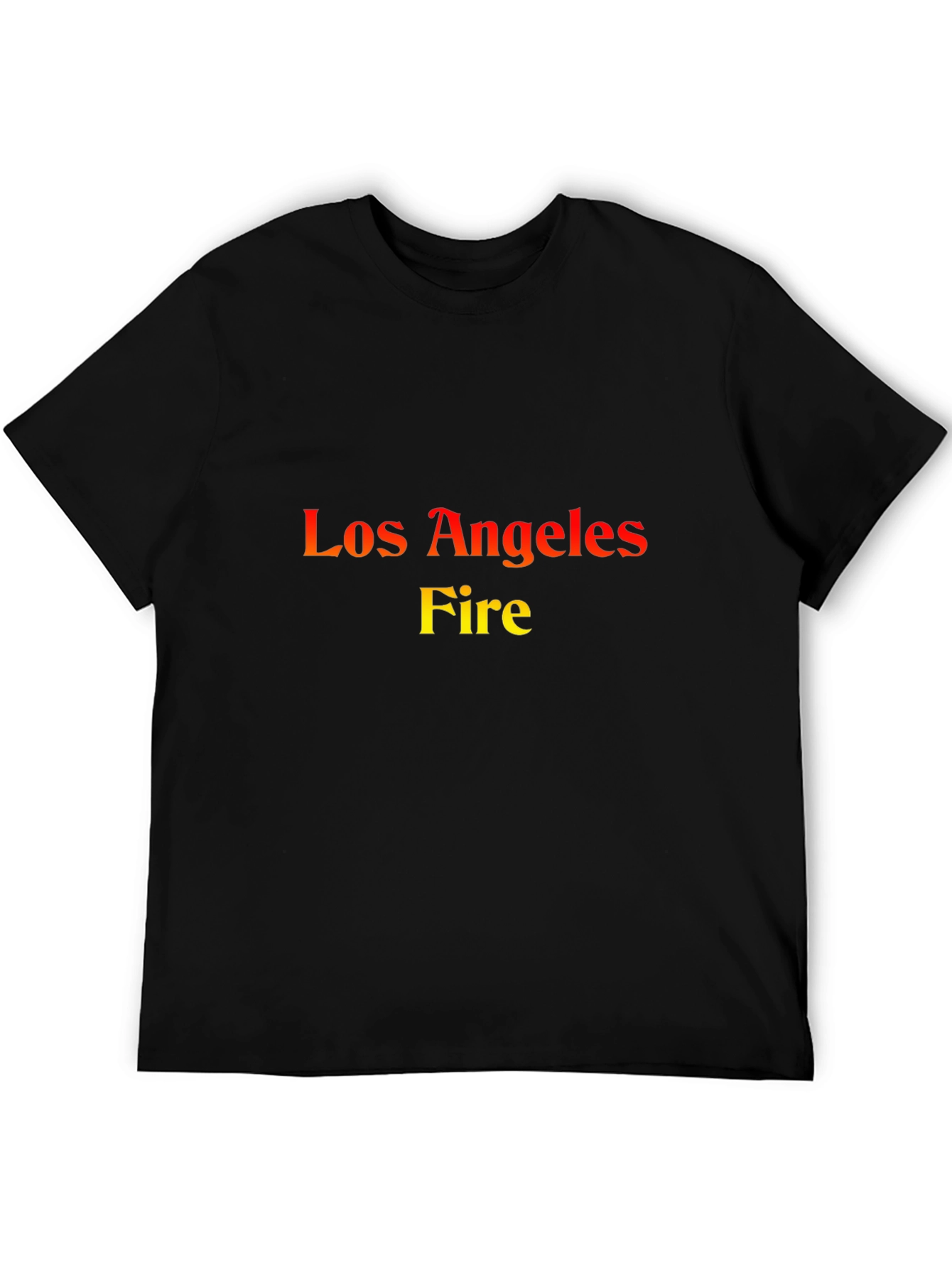 Los Angeles Fire Black T-Shirt