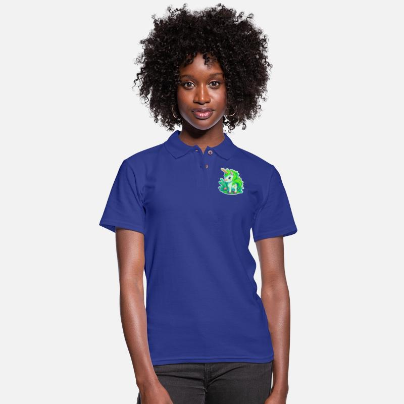 Meadow of the Graceful and Mystical Green Unicorn