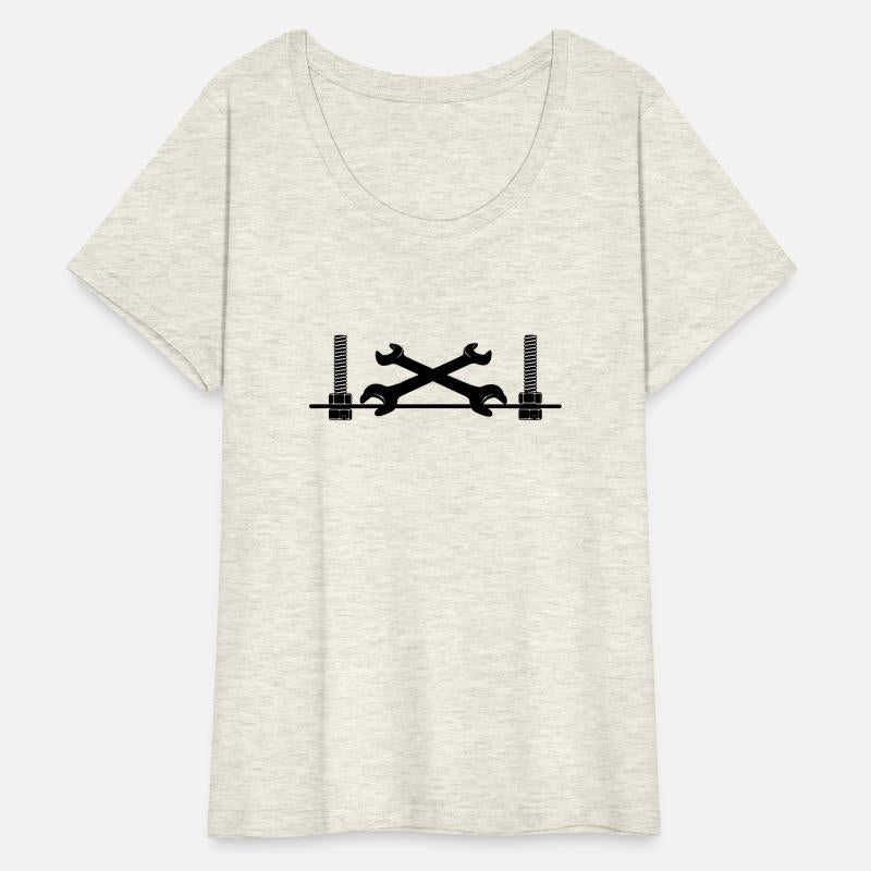 Mechanic logo with two crossed wrenches