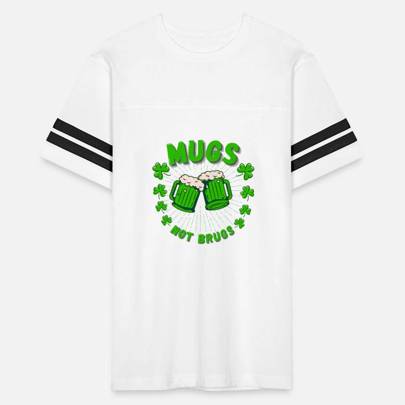 Mens Mugs Not Drugs Funny Irish Saint Patricks Day