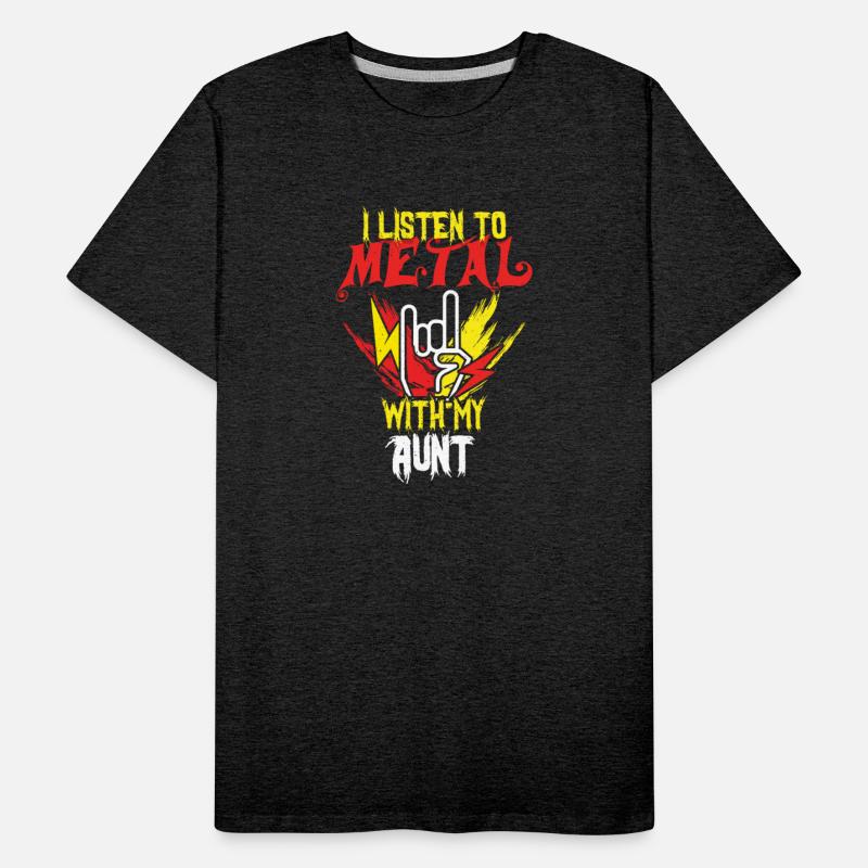Metal With Aunt Metal Kid Music Lover Rocker