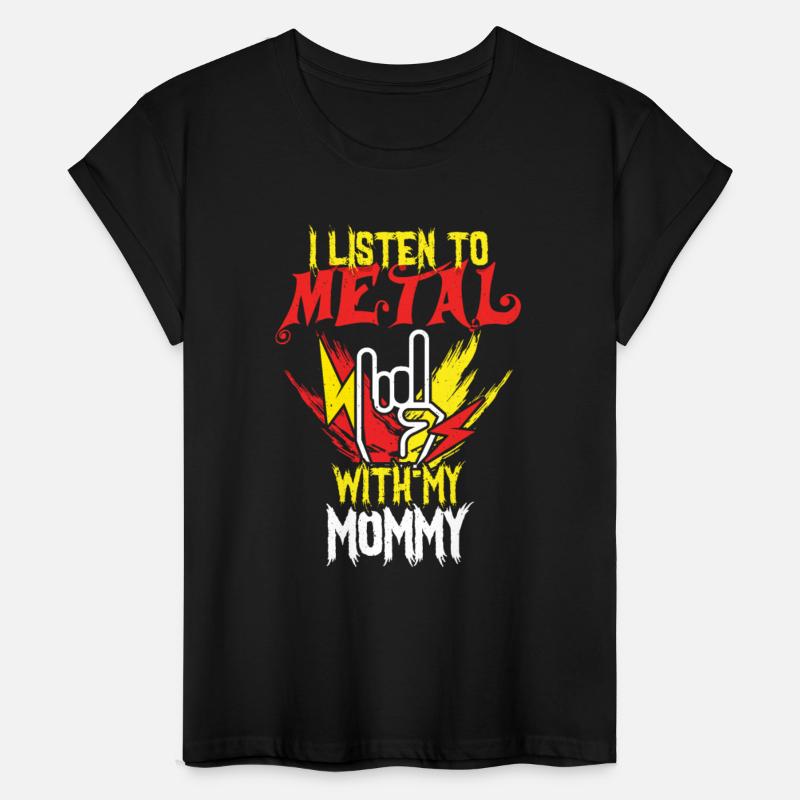Metal With Mommy Metal Kid Music Lover Rocker