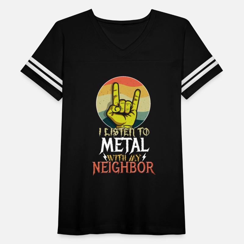 Metal With Neighbor Metal Kid Music Lover Rocker