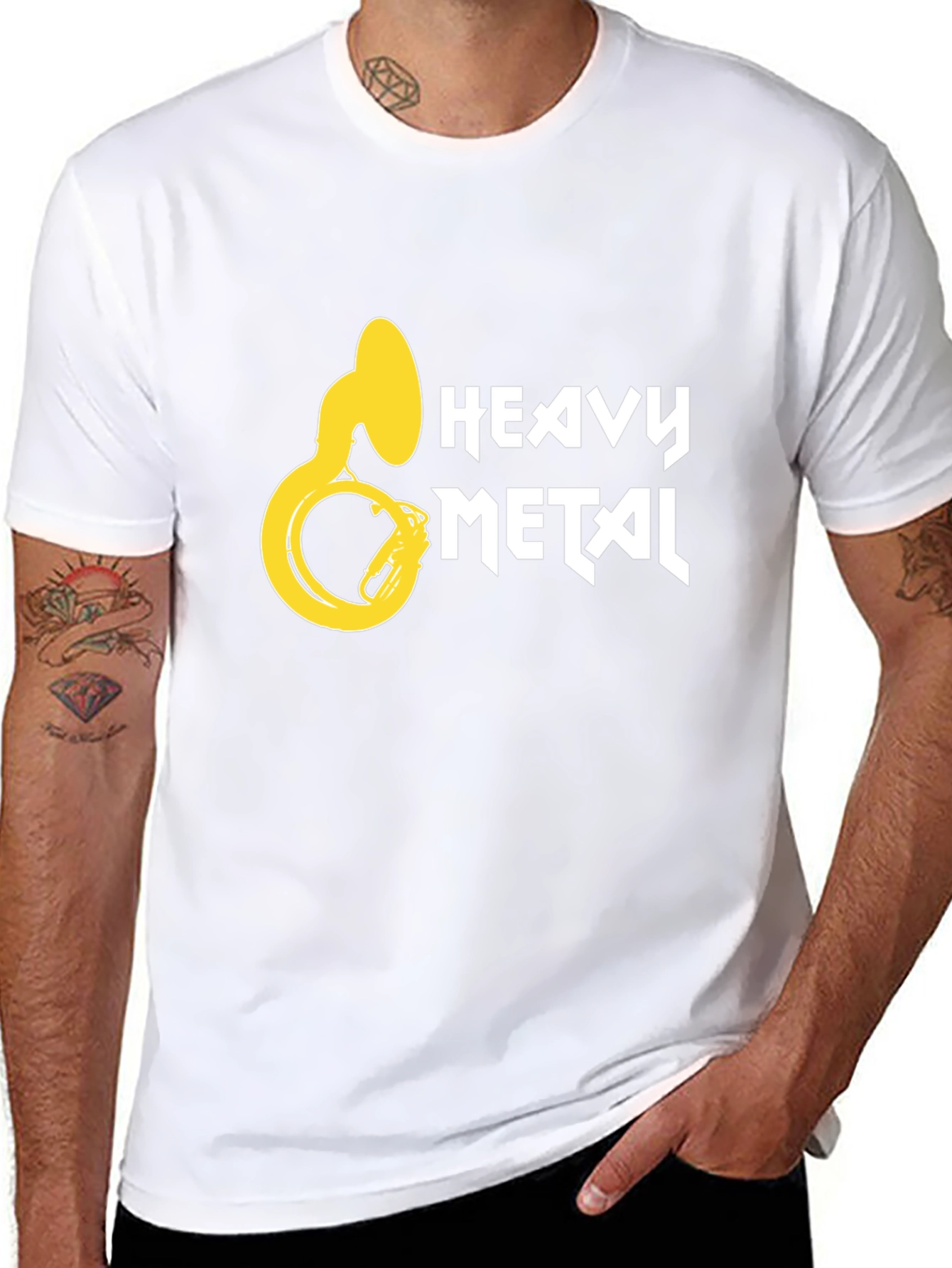 Heavy Metal Tuba T-Shirt - Black