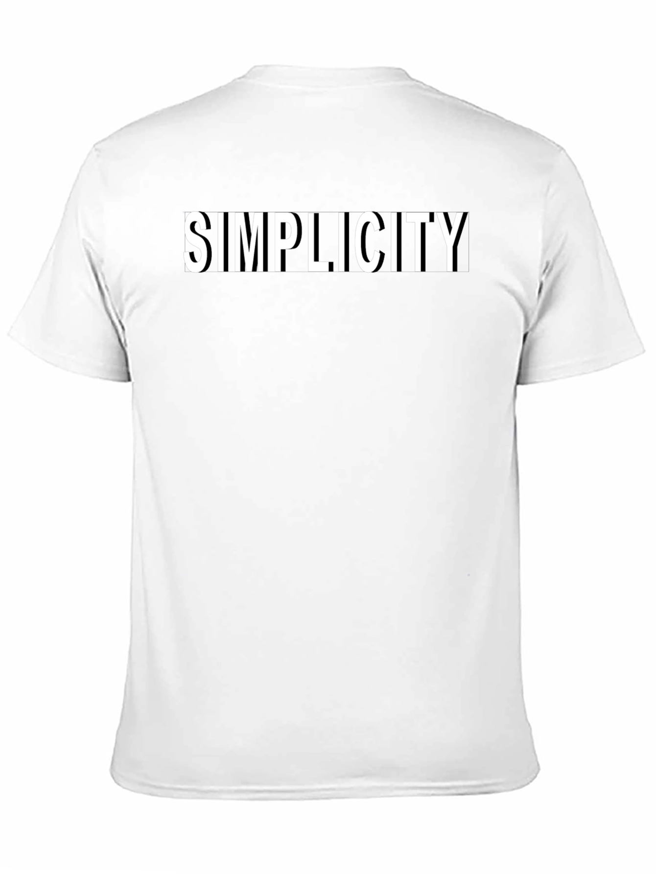 Simplicity Black T-Shirt - Minimalist Style