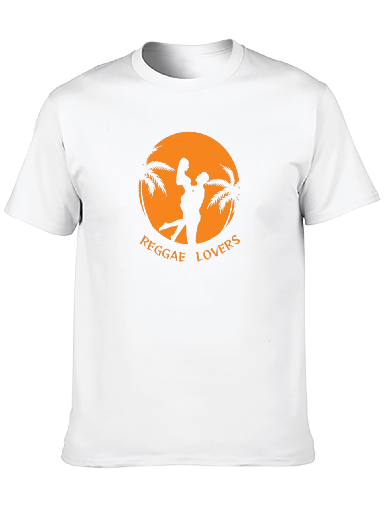 Reggae Lovers T-Shirt - Island Vibes Black Tee