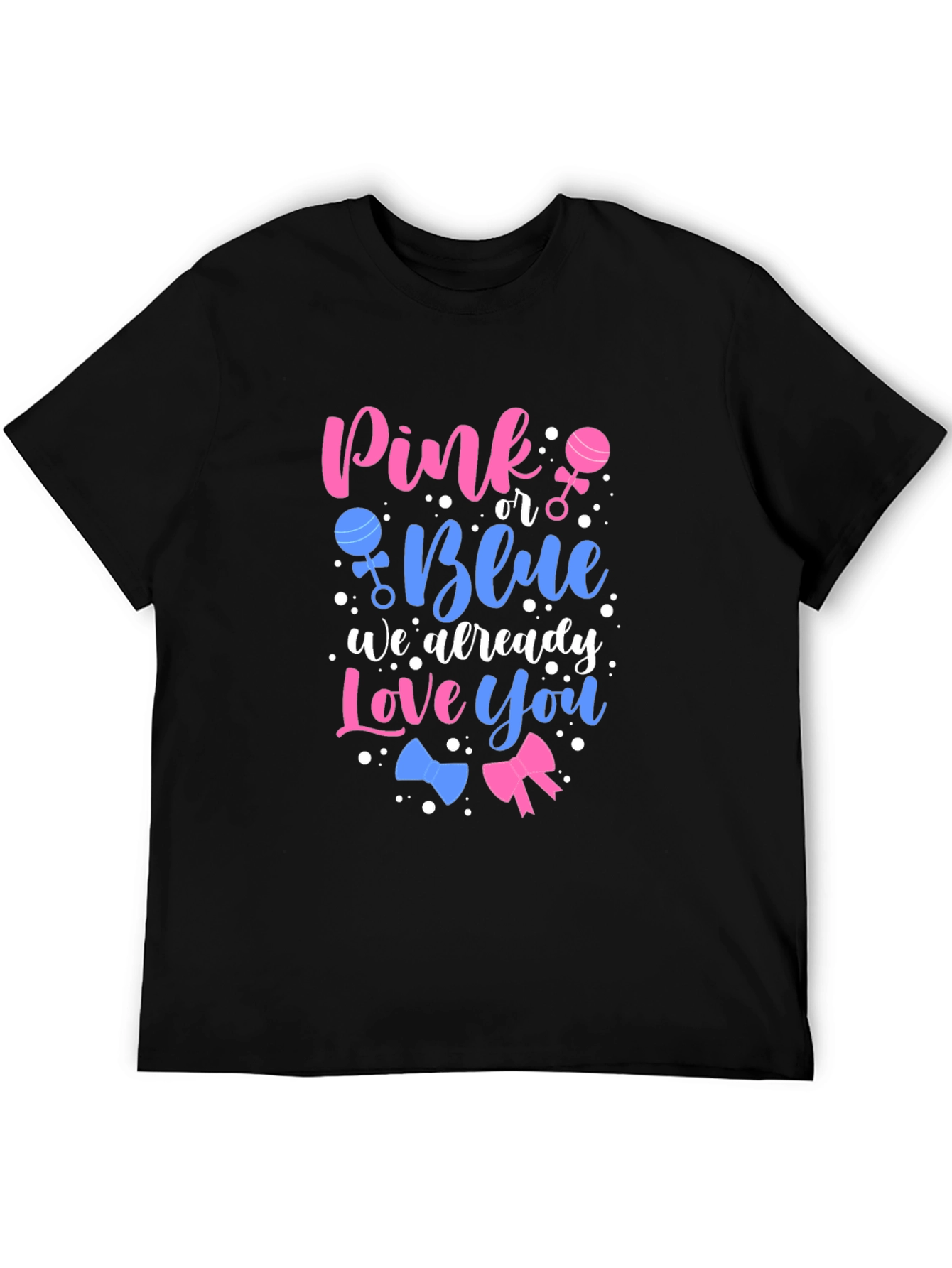Pink or Blue Gender Reveal T-Shirt
