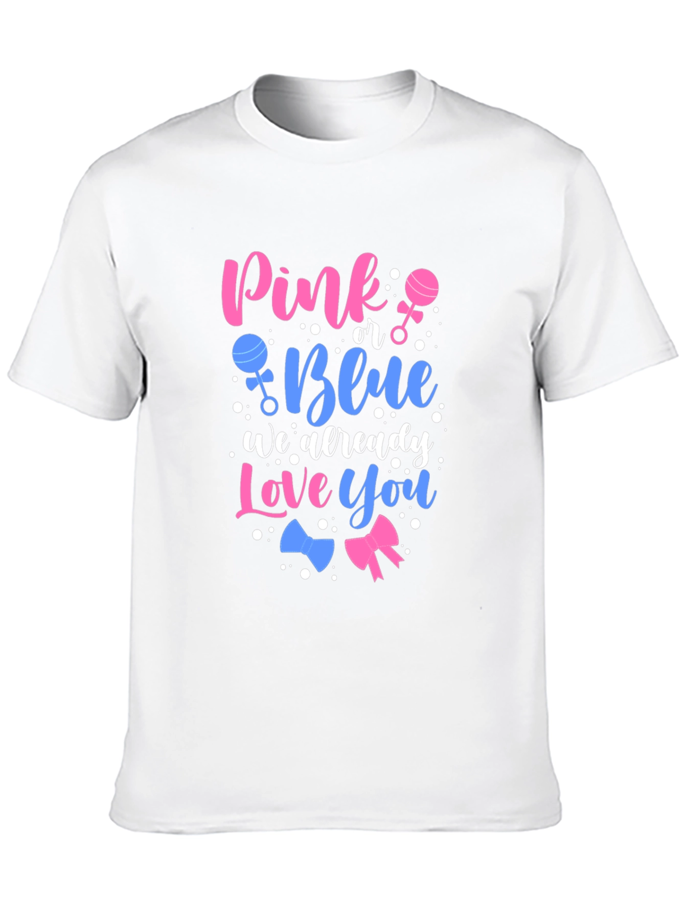 Pink or Blue Gender Reveal T-Shirt