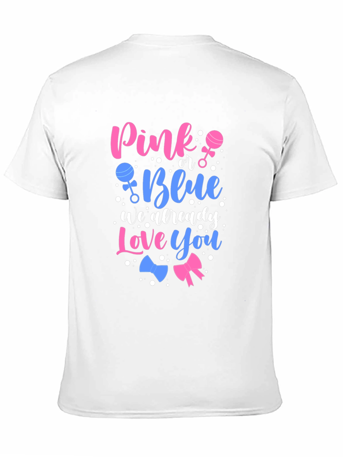 Pink or Blue Gender Reveal T-Shirt