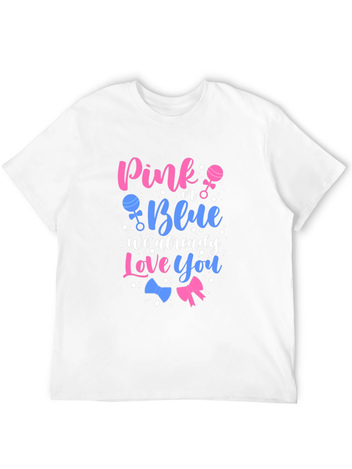 Pink or Blue Gender Reveal T-Shirt
