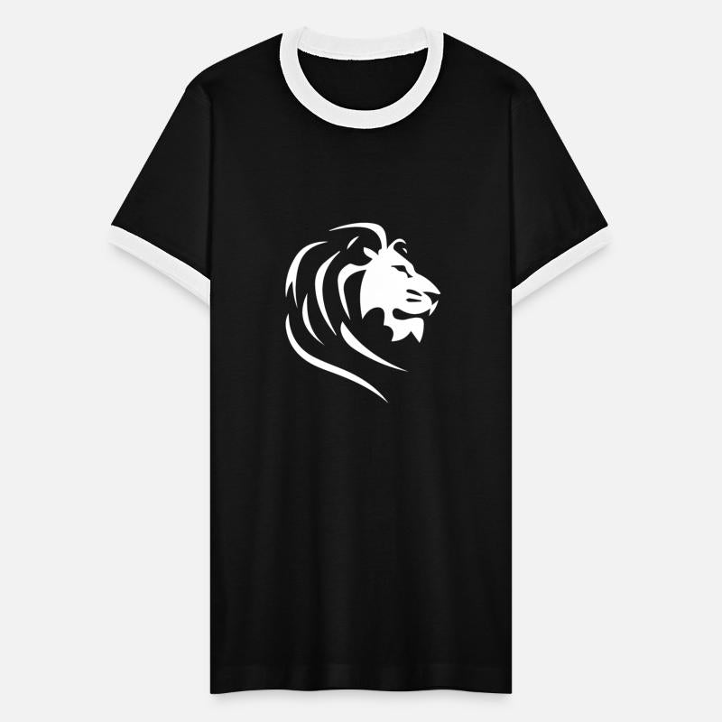 Mighty Lion Head With Mane Tattoo Style