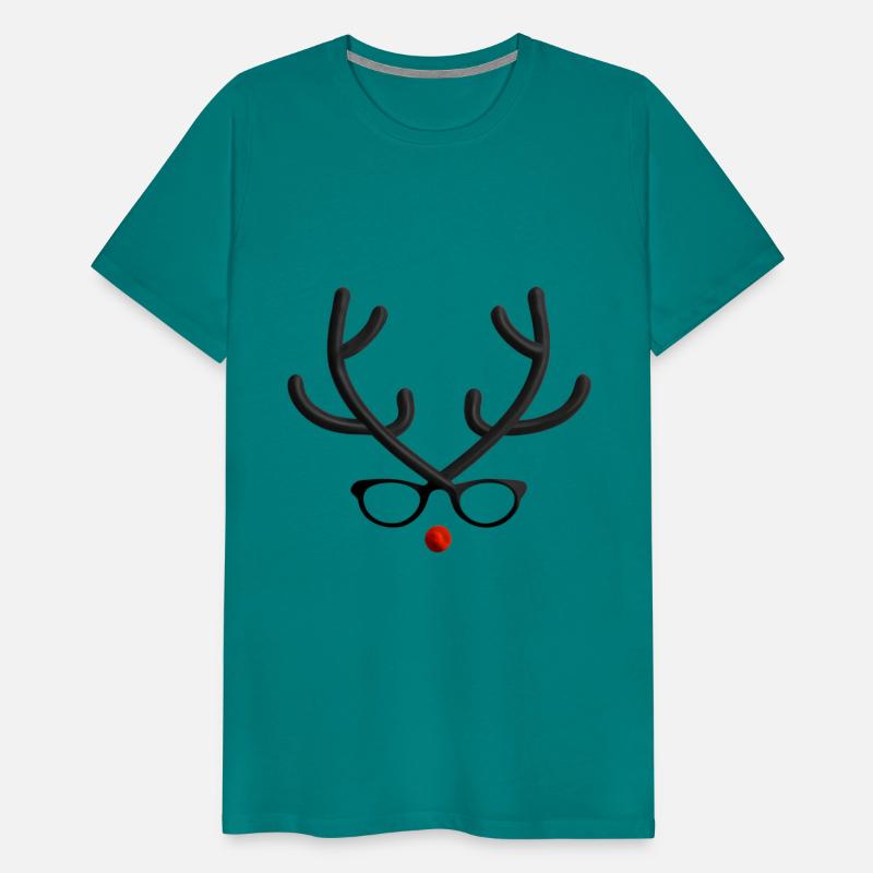 Minimalist Festive Reindeer Top