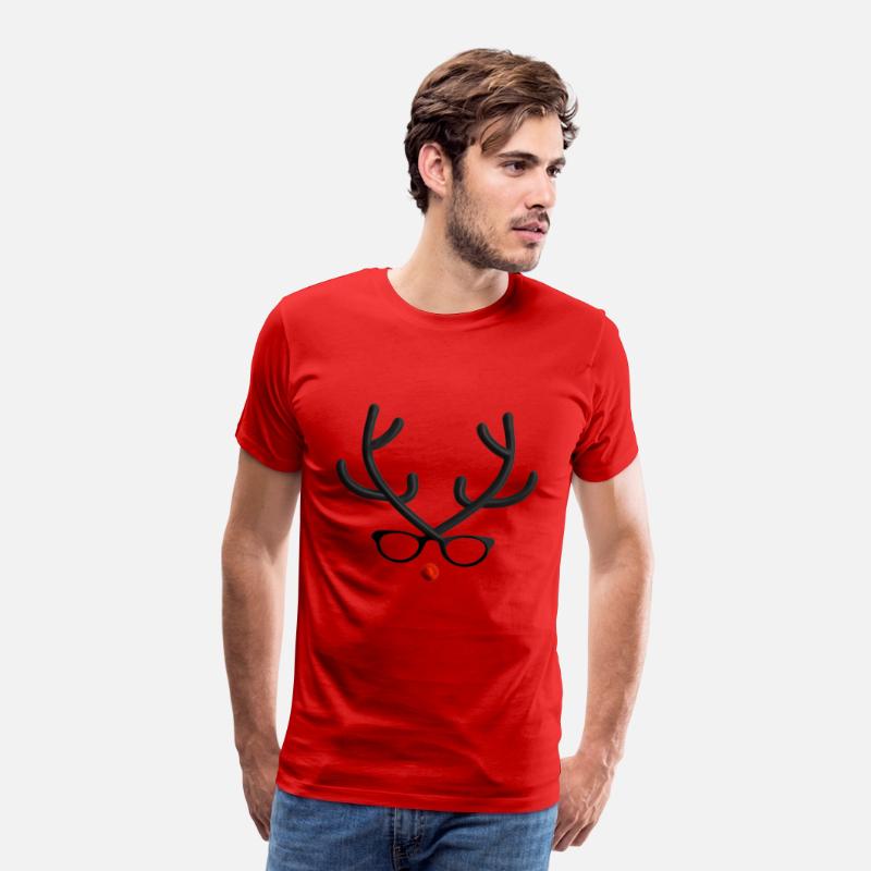 Minimalist Festive Reindeer Top