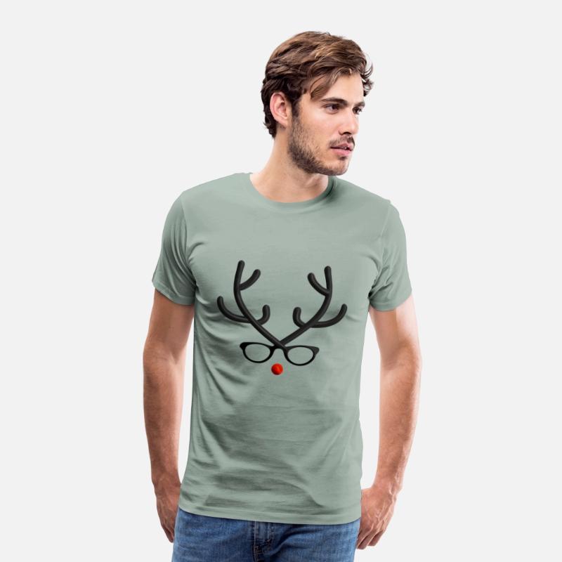 Minimalist Festive Reindeer Top