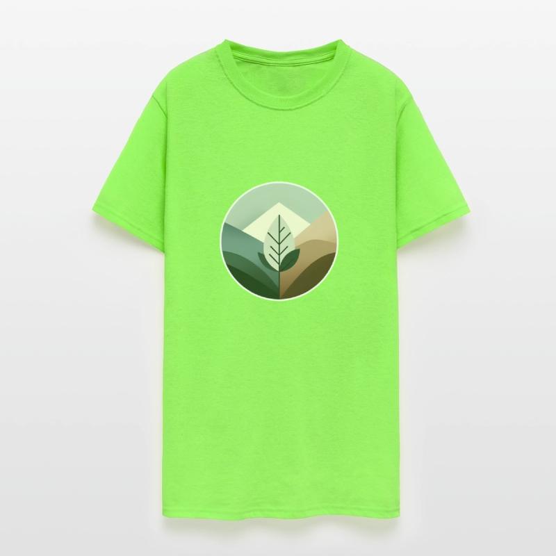 Minimalist Mountain Circle