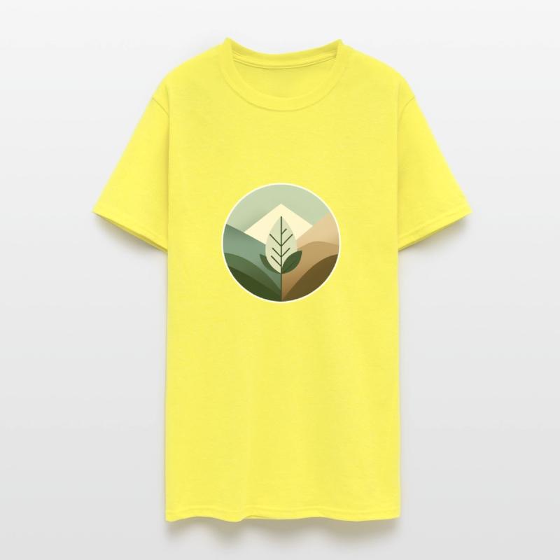 Minimalist Mountain Circle