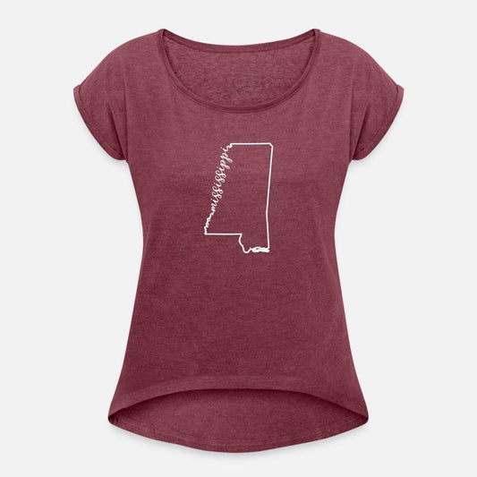 Mississippi Cursive Silhouette Home State Pride
