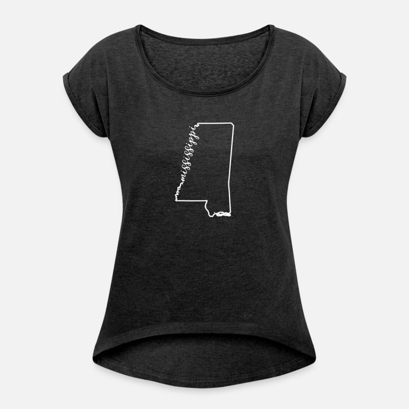 Mississippi Cursive Silhouette Home State Pride