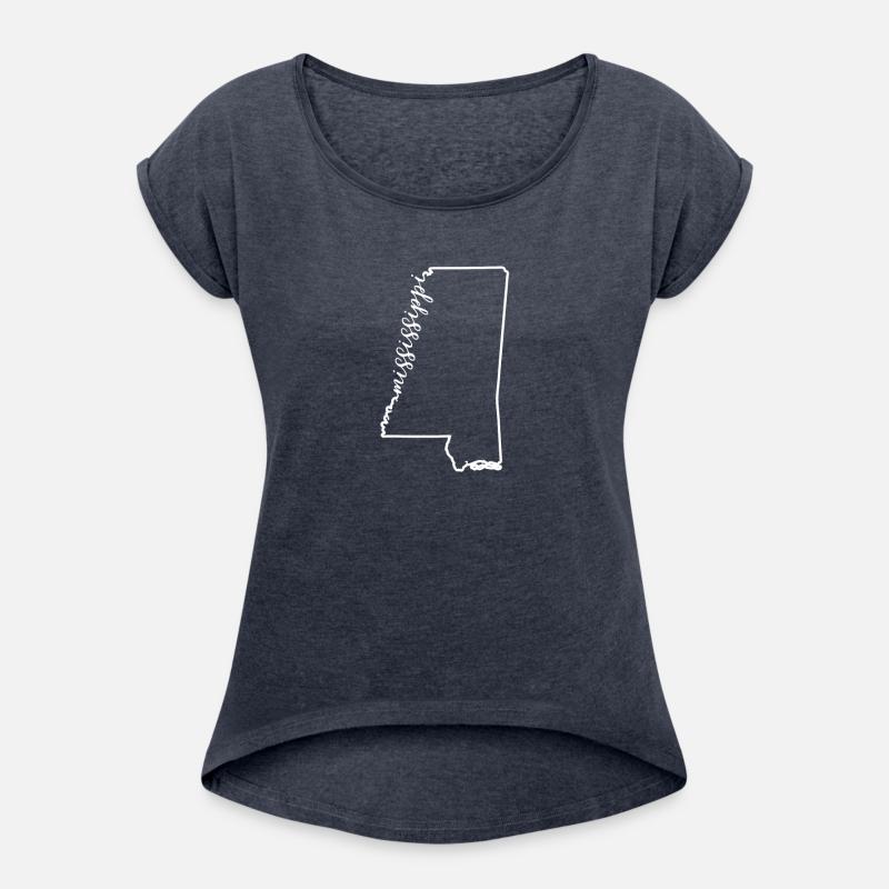 Mississippi Cursive Silhouette Home State Pride