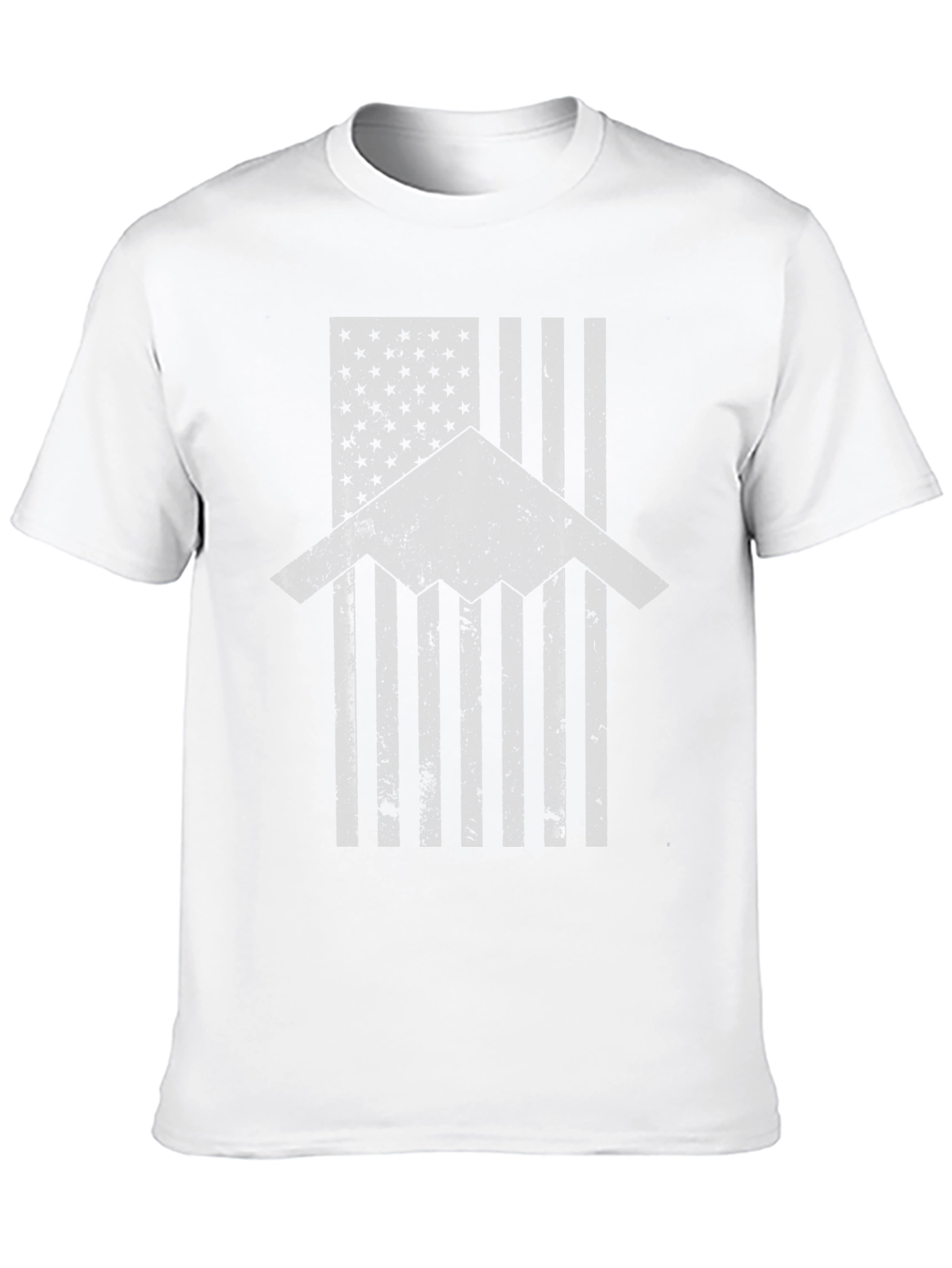 Stealth Bomber US Flag Graphic T-Shirt