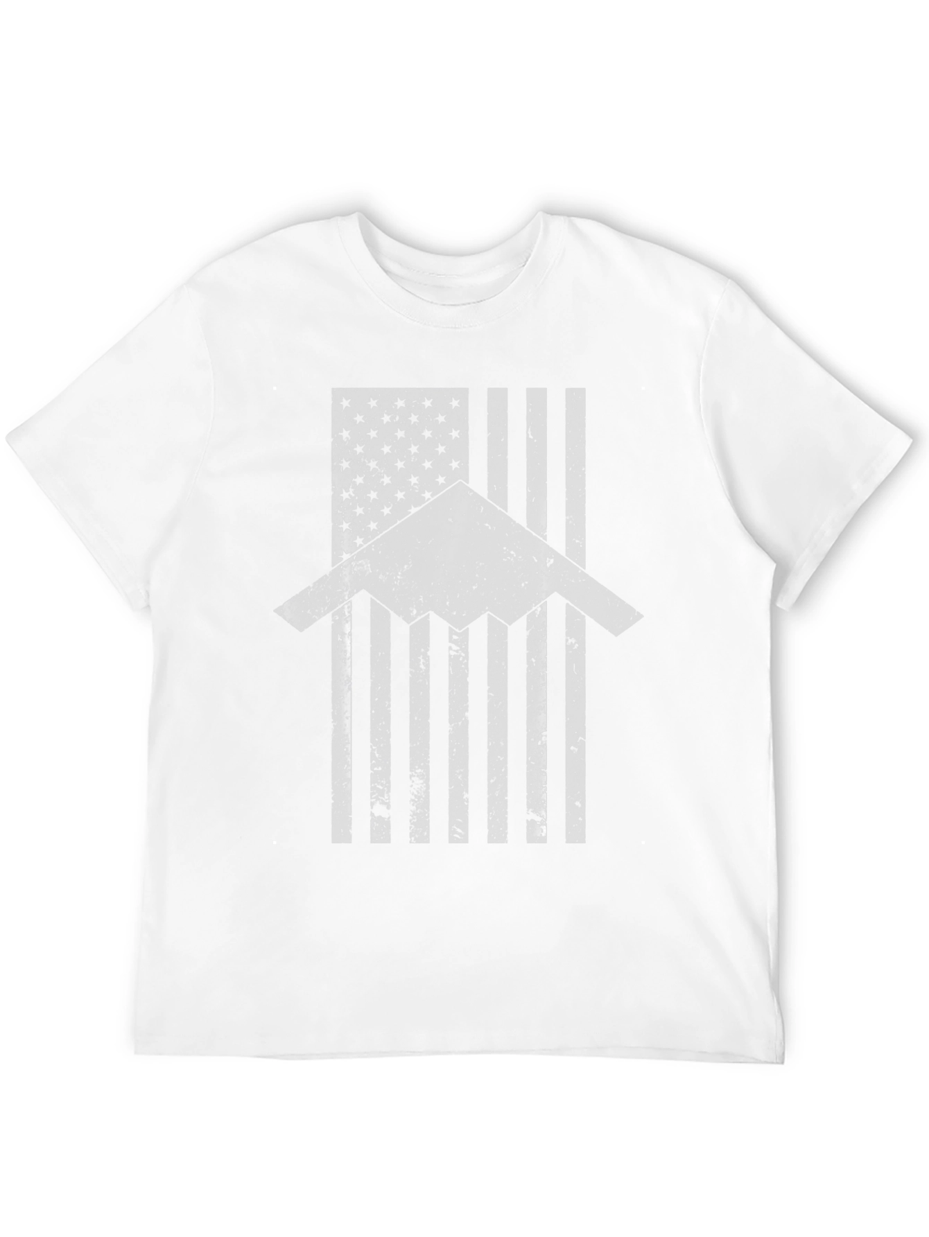 Stealth Bomber US Flag Graphic T-Shirt