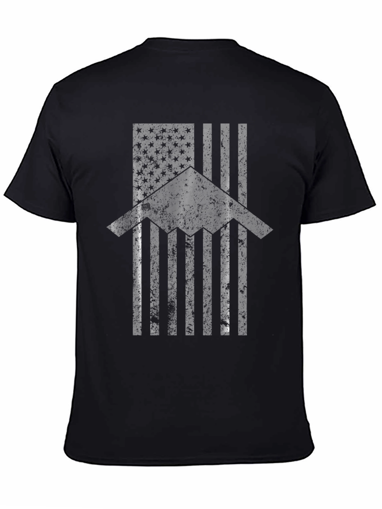 Stealth Bomber US Flag Graphic T-Shirt