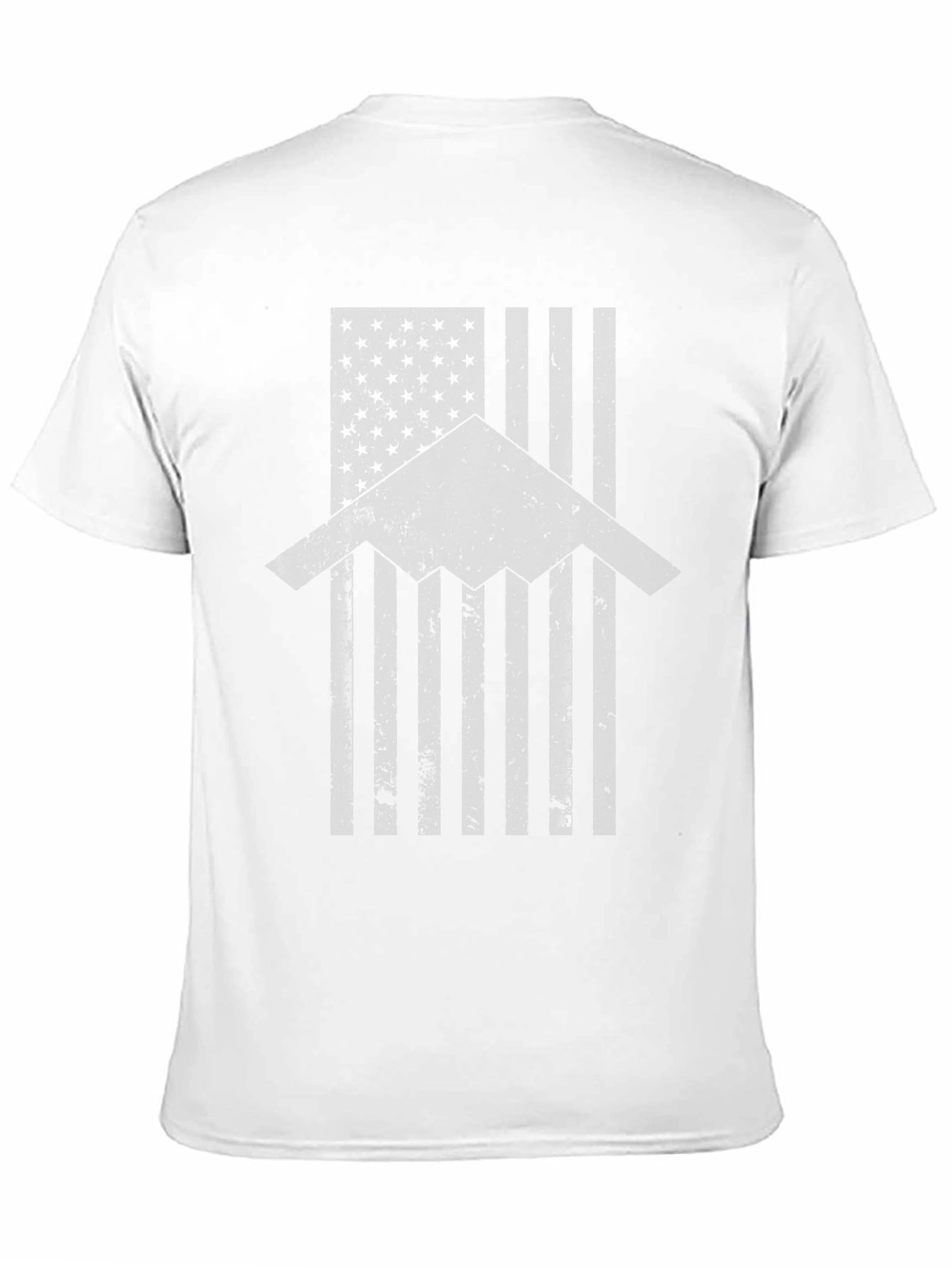 Stealth Bomber US Flag Graphic T-Shirt