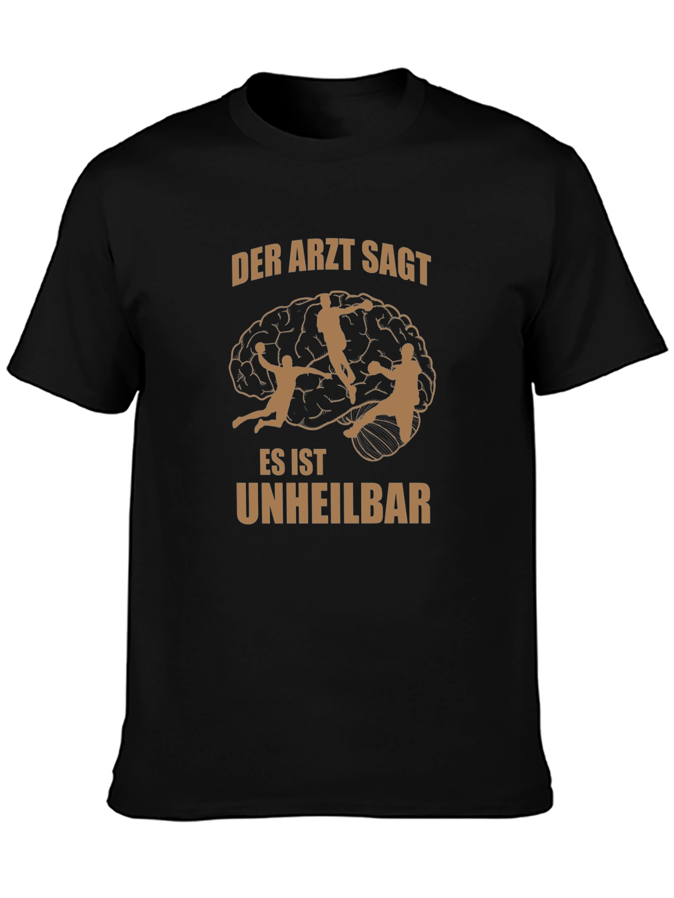 Humorous Handball Fan T-Shirt: Incurable Addiction Design