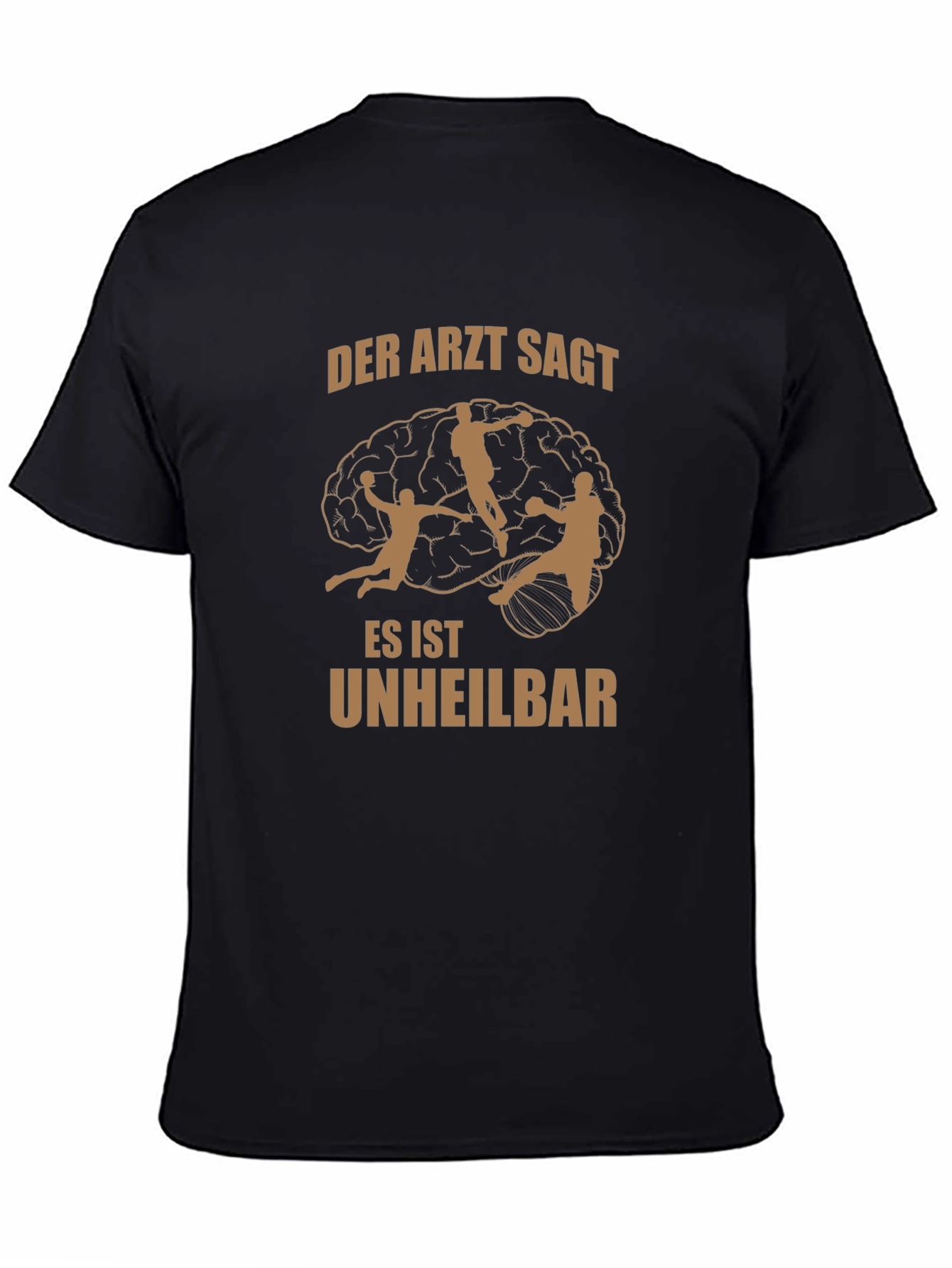 Humorous Handball Fan T-Shirt: Incurable Addiction Design