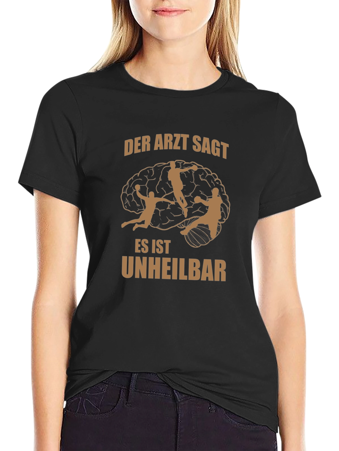 Humorous Handball Fan T-Shirt: Incurable Addiction Design