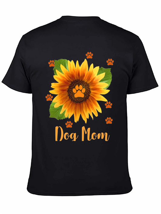 Dog Mom Sunflower Tee