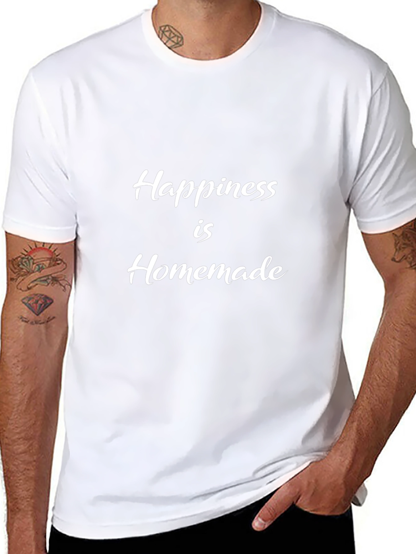 Happiness is Homemade Black T-Shirt