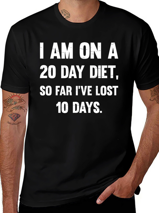 Funny Diet T-Shirt - 20 Day Diet Humor