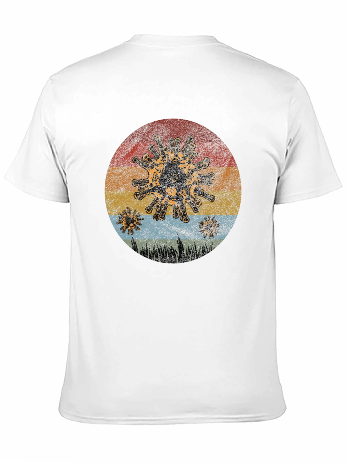 Retro Virus Graphic T-Shirt