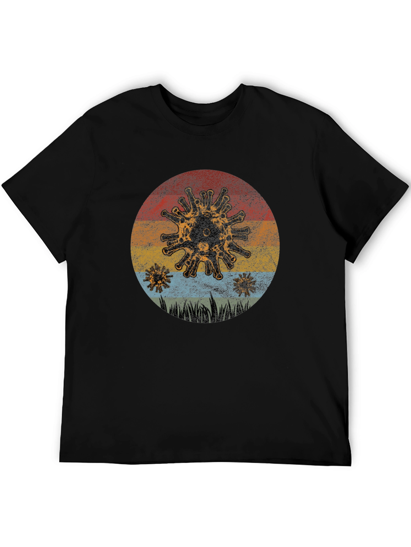 Retro Virus Graphic T-Shirt