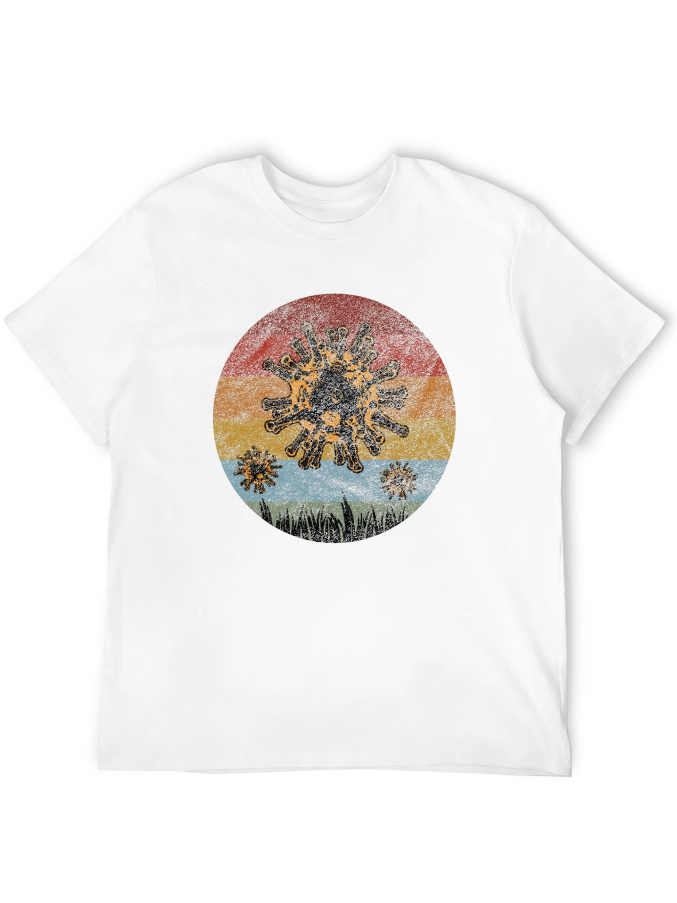 Retro Virus Graphic T-Shirt
