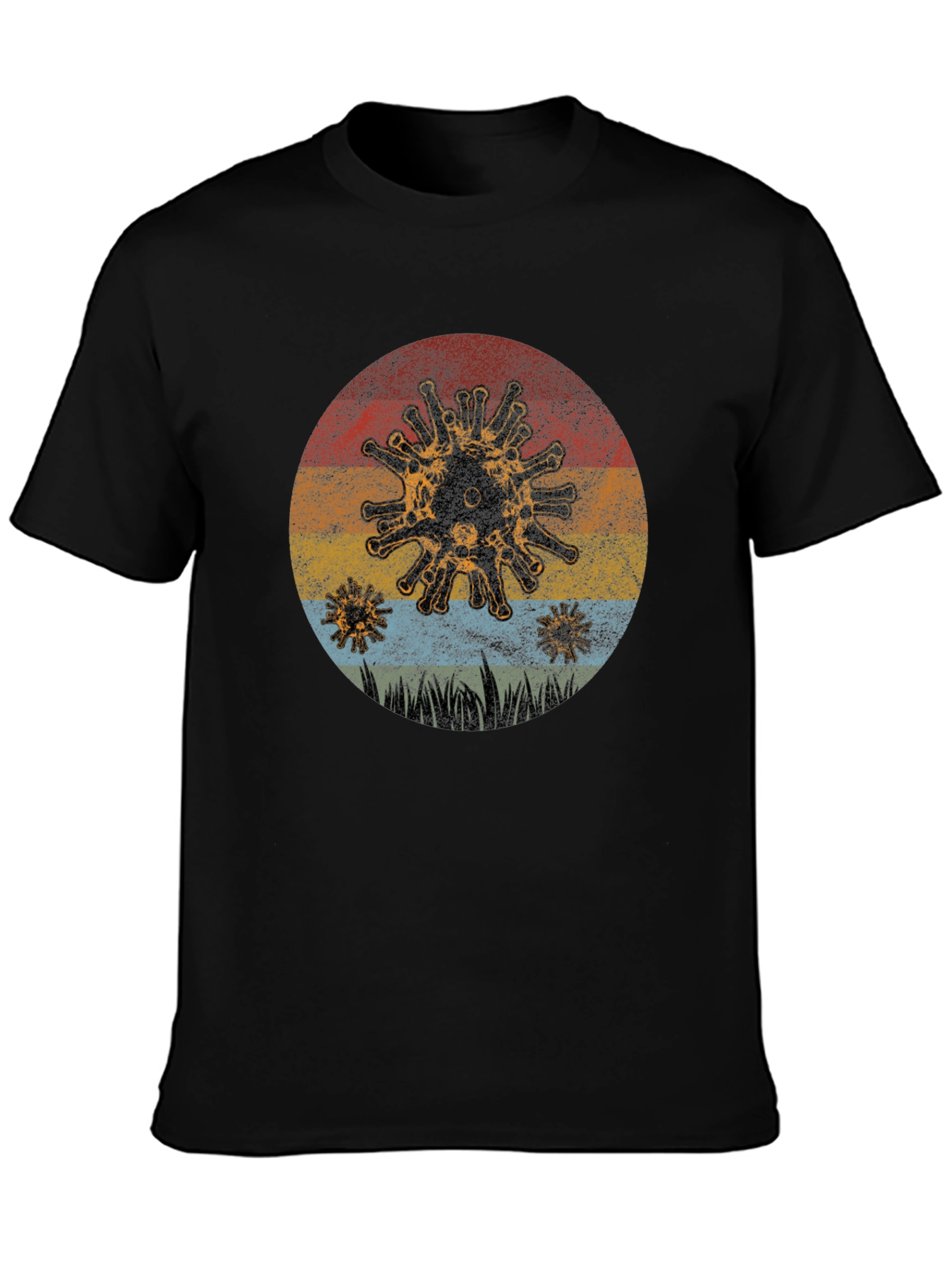Retro Virus Graphic T-Shirt