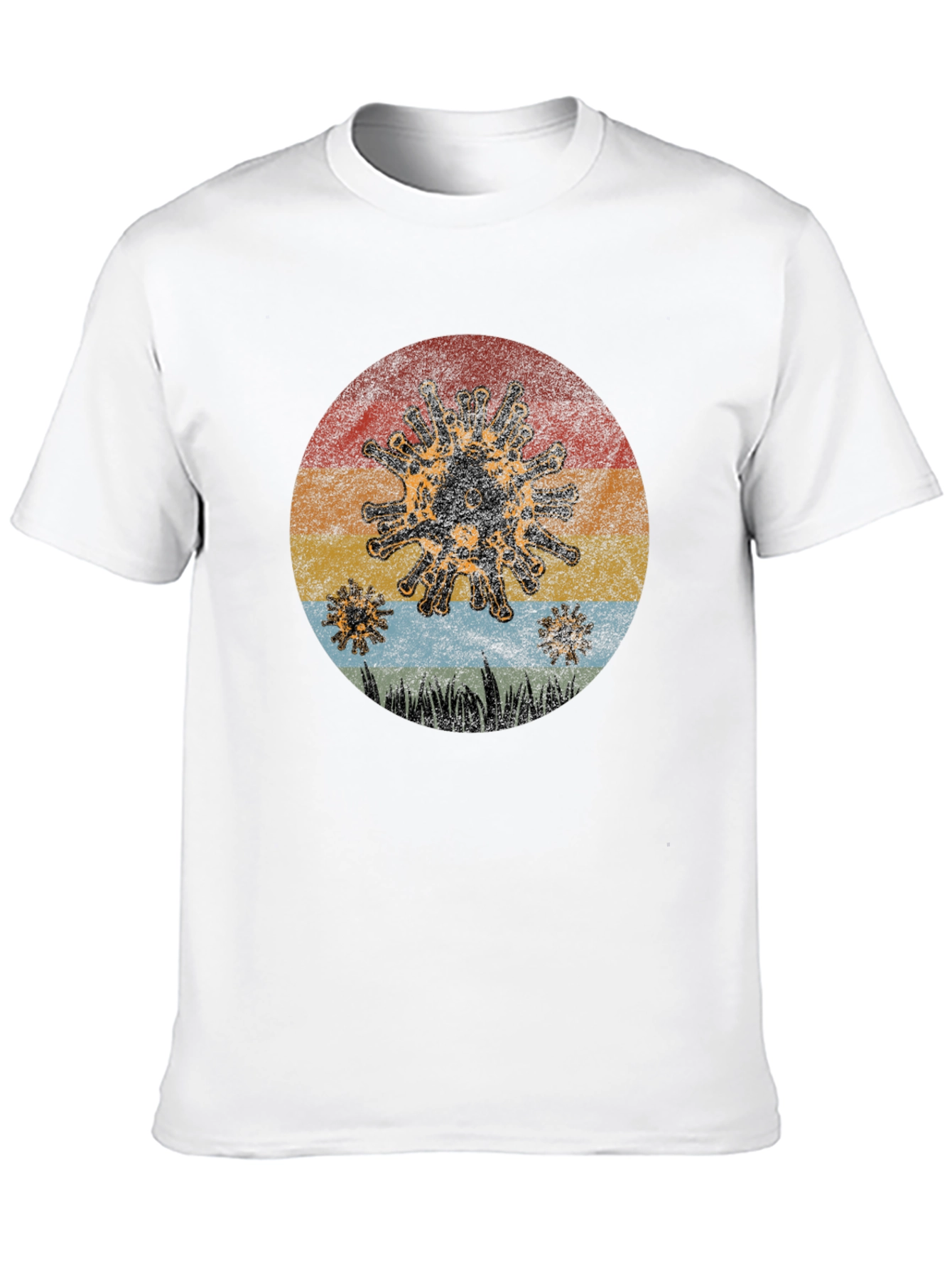 Retro Virus Graphic T-Shirt