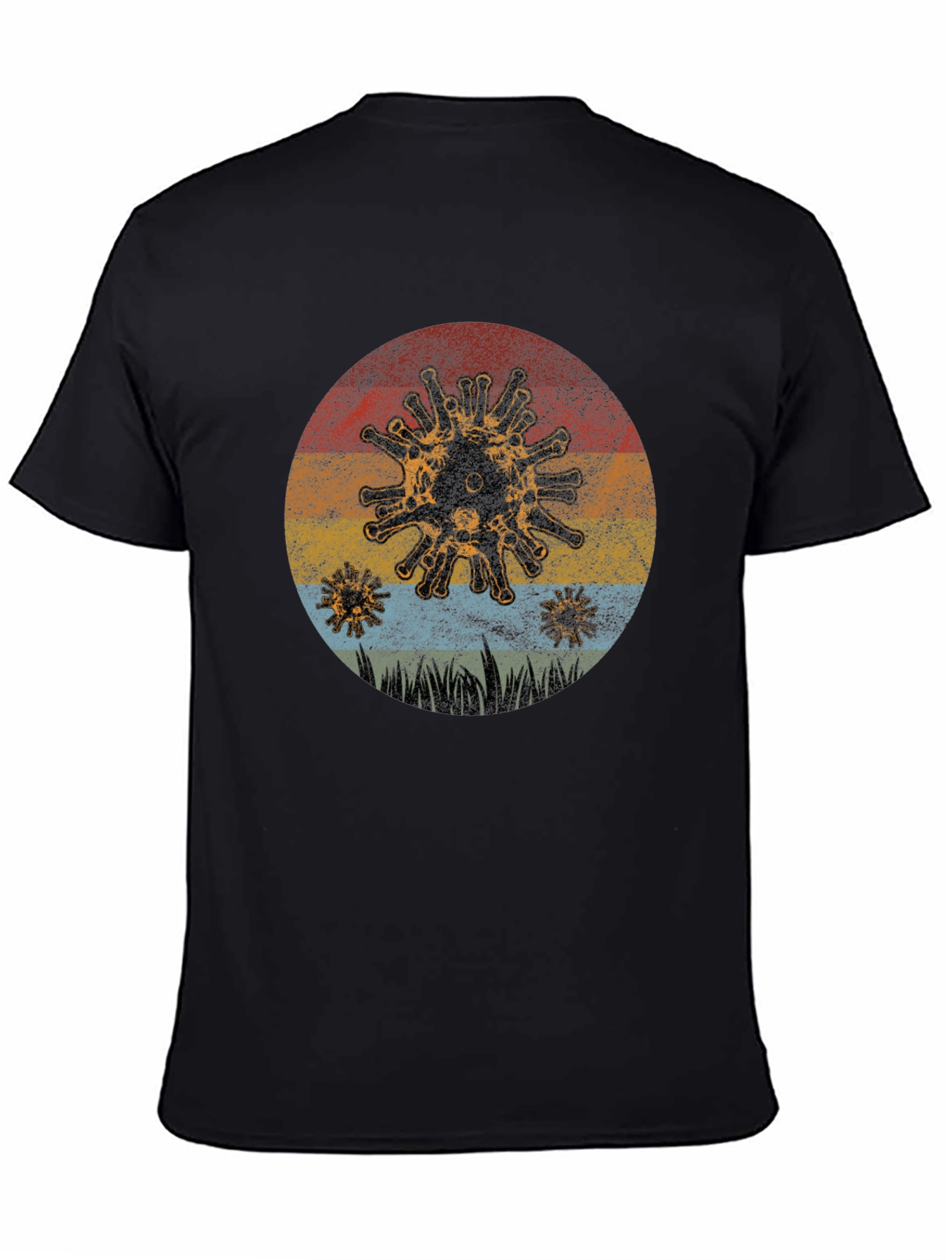 Retro Virus Graphic T-Shirt